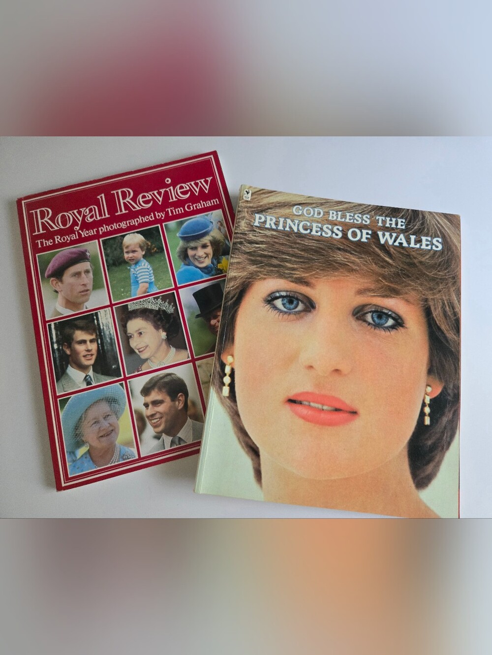 Royal Review And Princess Of Wales Book Lot Vtg